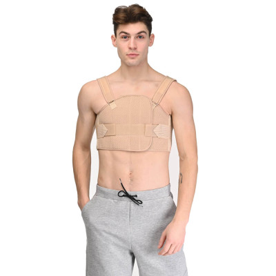 Бандаж реберний післяопераційний для чоловіків роз’ємний на грудну клітину БР-3Т Comfort