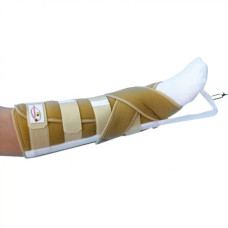Бандаж для ноги з ребрами жорсткості і додатковою фіксацією для безспицевого витягнення ДС-2